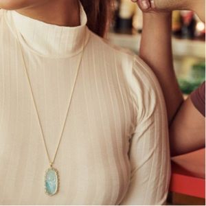 Kendra Scott macrame Reid long pendant necklace